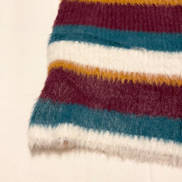 Free People Fig Jam Combo Ciara Fuzzy Mini Skirt Size Small - Picture 5 of 16